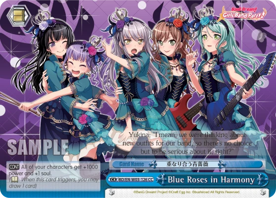 Blue Roses in Harmony