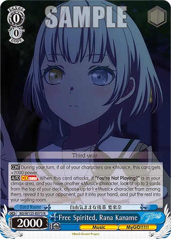 Free Spirited, Rana Kaname