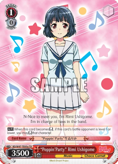 “Poppin’Party” Rimi Ushigome