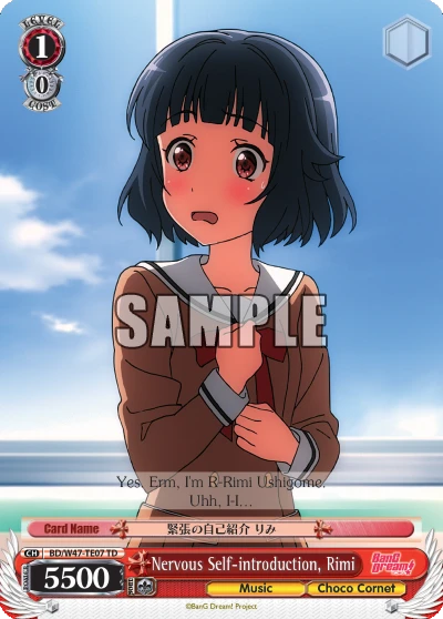 Nervous Self-introduction, Rimi