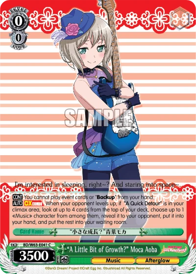 "A Little Bit of Growth?" Moca Aoba