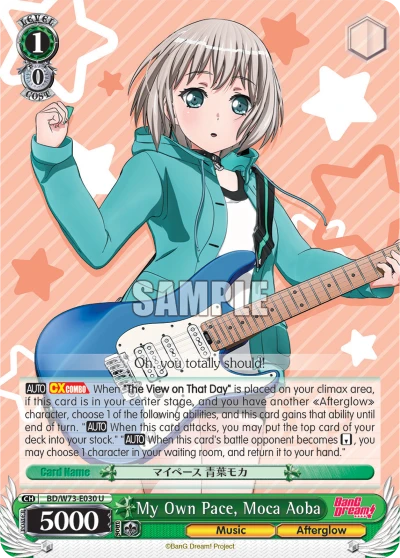 My Own Pace, Moca Aoba