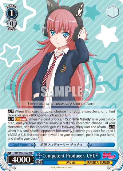 Competent Producer, CHU2