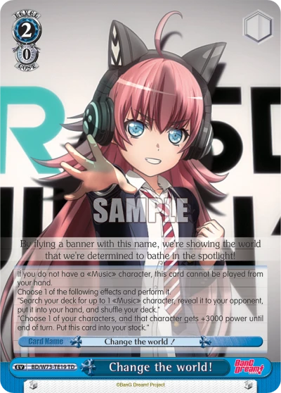 Change the world!