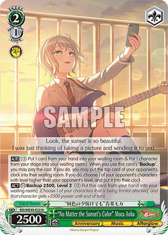 “No Matter the Sunset's Color” Moca Aoba
