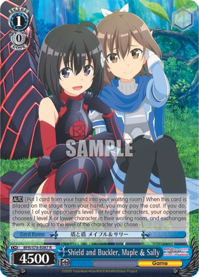 Shield and Buckler, Maple & Sally