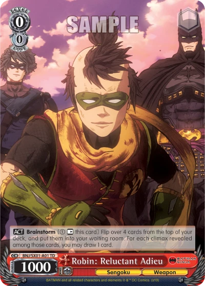 Robin: Reluctant Adieu