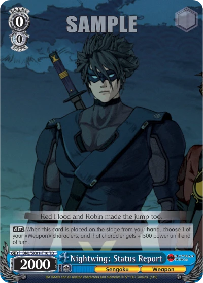 Nightwing: Status Report