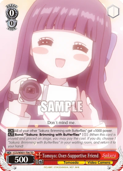 Tomoyo: Over-Supportive Friend