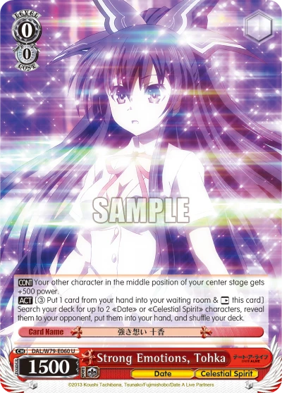 Strong Emotions, Tohka
