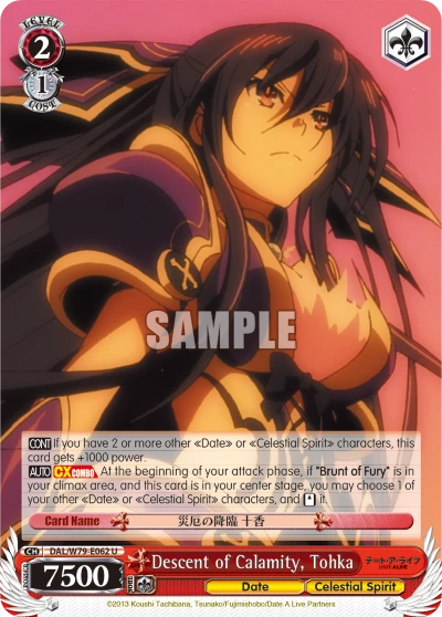Descent of Calamity, Tohka
