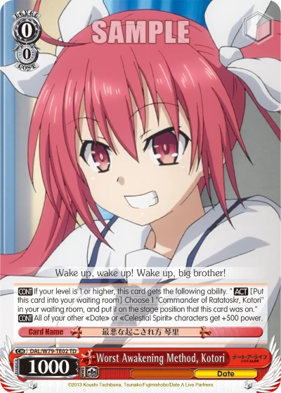 Worst Awakening Method, Kotori