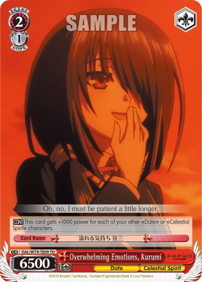 Overwhelming Emotions, Kurumi