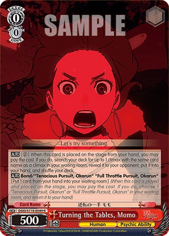 Turning the Tables, Momo