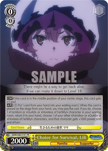 Choice for Survival, Lili