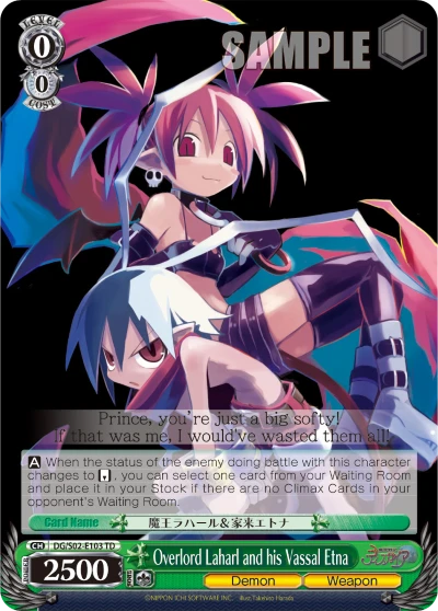 Overlord Laharl and his Vassal Etna