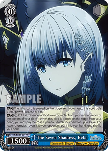 The Seven Shadows, Beta