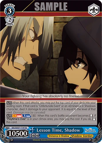 Lesson Time, Shadow