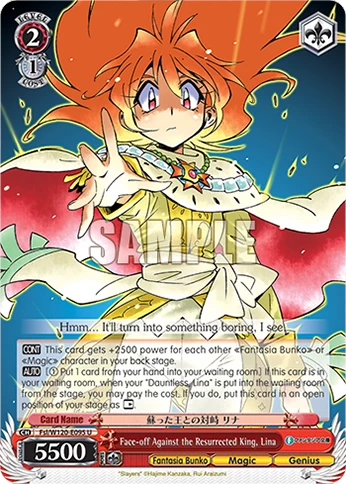 Face-off Against the Resurrected King, Lina