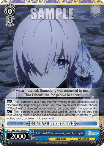 Entrusted With Goodness, Mash Kyrielight