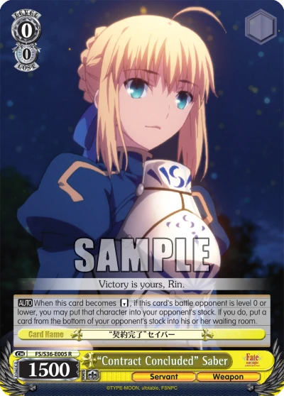 “Contract Concluded” Saber