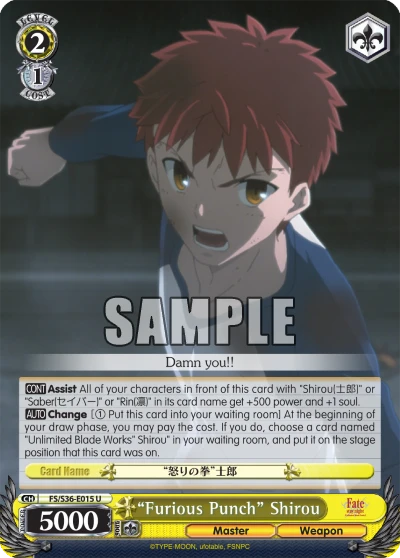 “Furious Punch” Shirou