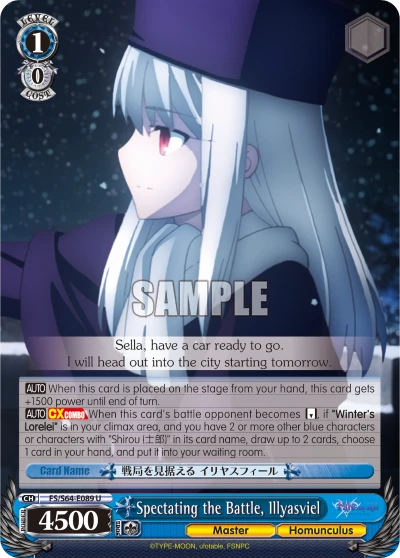 Spectating the Battle, Illyasviel