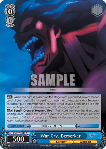 War Cry, Berserker