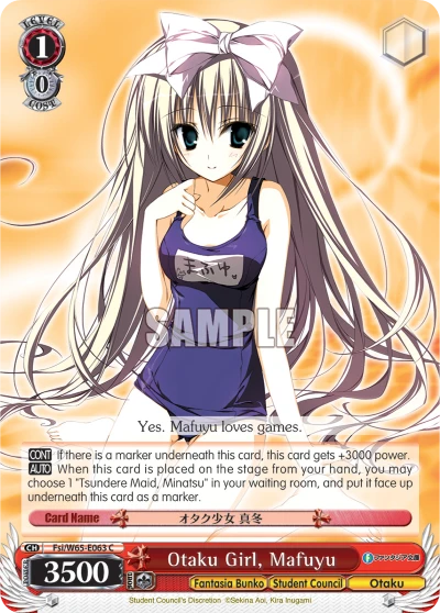 Otaku Girl, Mafuyu