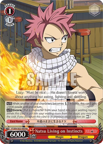 Natsu Living on Instincts