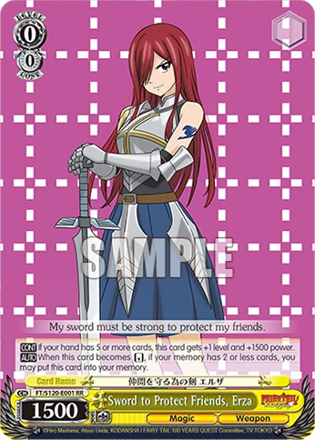 Sword to Protect Friends, Erza