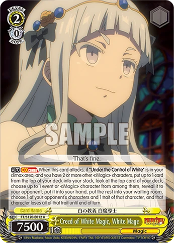 Creed of White Magic, White Mage