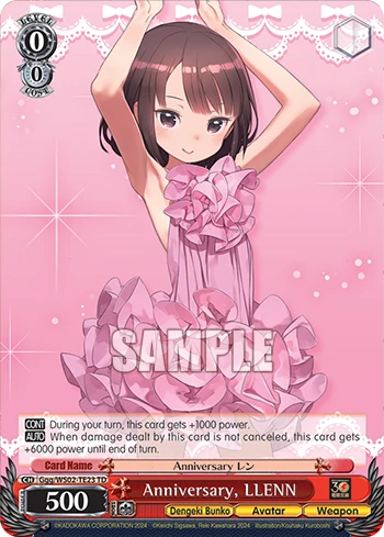 Anniversary, LLENN