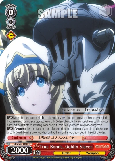 True Bonds, Goblin Slayer