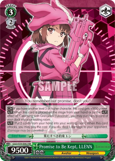 Promise to Be Kept, LLENN