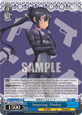 Imposing, Pitohui