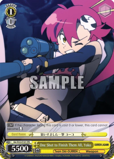 One Shot to Finish Them All, Yoko