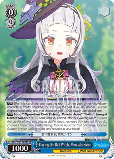 Playing the Bad Witch, Murasaki Shion