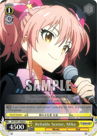 Reliable Senior, Mika