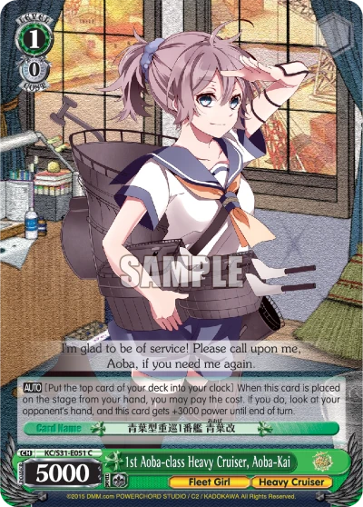 1st Aoba-class Heavy Cruiser, Aoba-Kai