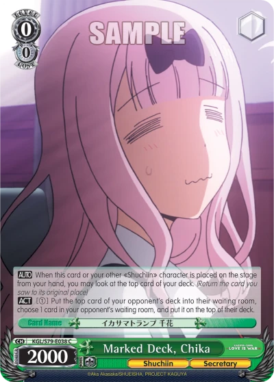 Marked Deck, Chika