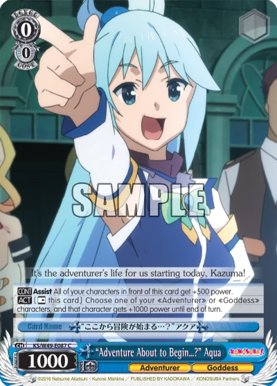 “Adventure About to Begin…?” Aqua
