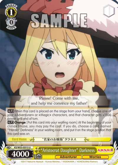 "Aristocrat Daughter" Darkness