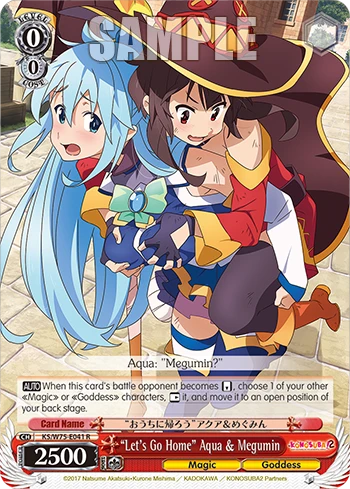 “Let's Go Home” Aqua & Megumin
