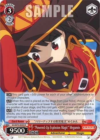 “Powered-Up Explosion Magic” Megumin