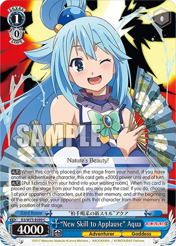 “New Skill to Applause” Aqua