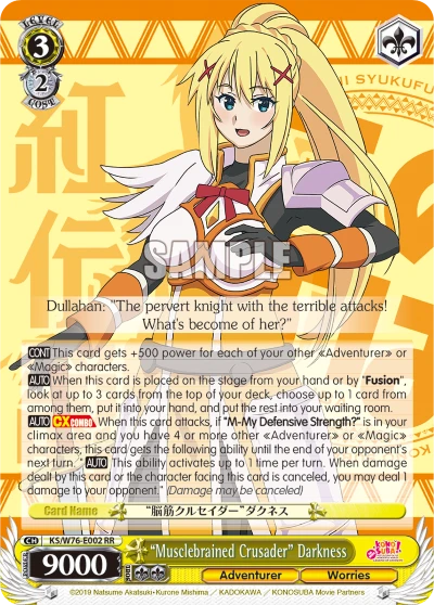 "Musclebrained Crusader" Darkness