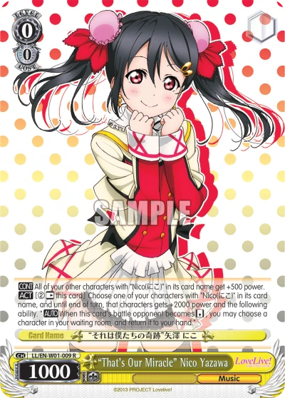 "That's Our Miracle" Nico Yazawa