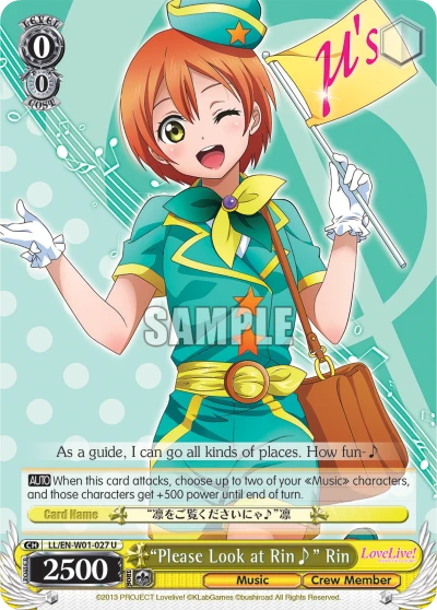 "Please Look at Rin♪" Rin