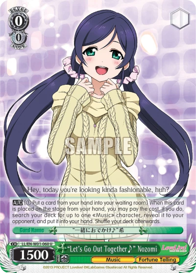 "Let's Go Out Together♪" Nozomi
